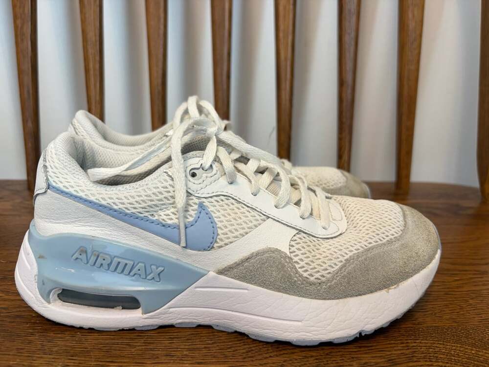 Nike Air Max SYSTM Size 4Y White Blue